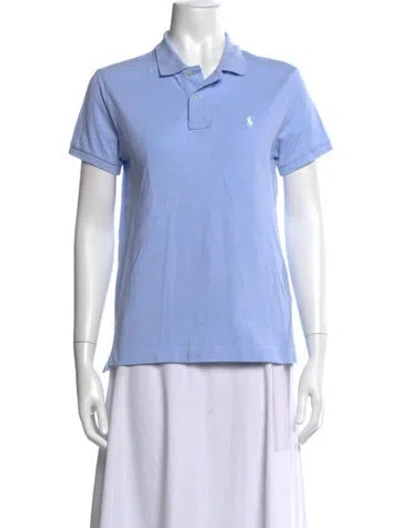Pre-owned Polo Ralph Lauren Short Sleeve Polo In Blue