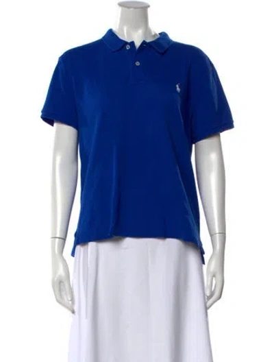 Pre-owned Polo Ralph Lauren Short Sleeve Polo In Blue