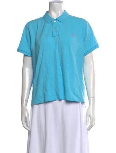 Pre-owned Polo Ralph Lauren Short Sleeve Polo In Blue