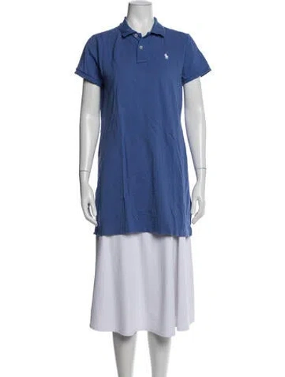 Pre-owned Polo Ralph Lauren Short Sleeve Polo In Blue