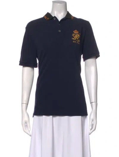Pre-owned Polo Ralph Lauren Short Sleeve Polo In Blue