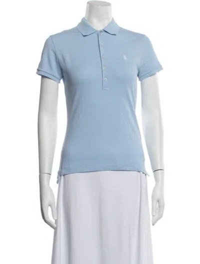 Pre-owned Polo Ralph Lauren Short Sleeve Polo In Blue