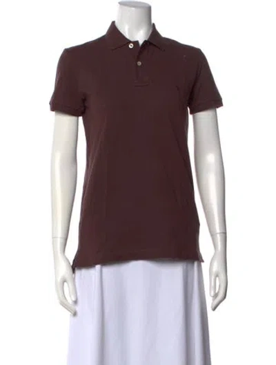 Pre-owned Polo Ralph Lauren Short Sleeve Polo In Brown