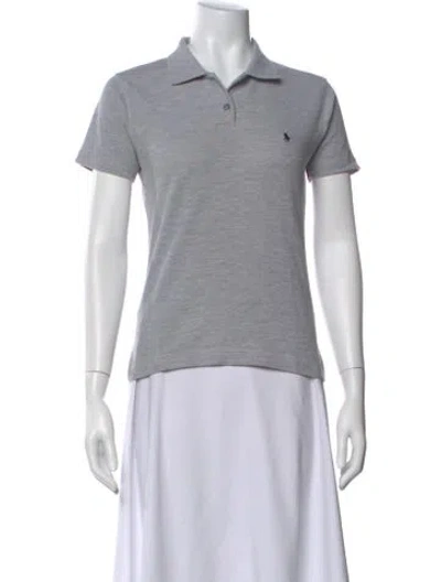 Pre-owned Polo Ralph Lauren Short Sleeve Polo In Gray