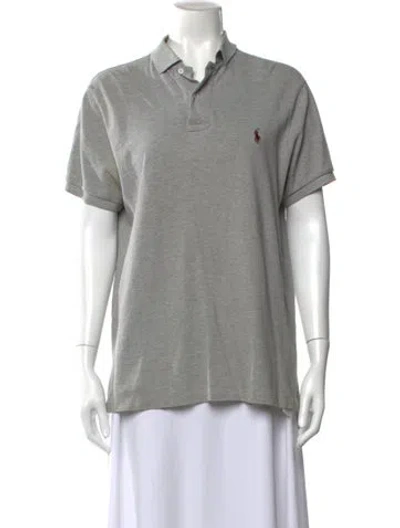 Pre-owned Polo Ralph Lauren Short Sleeve Polo In Gray