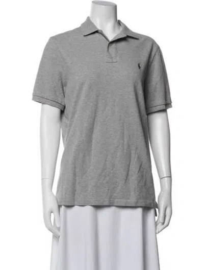 Pre-owned Polo Ralph Lauren Short Sleeve Polo In Gray