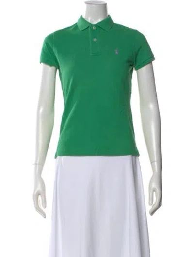 Pre-owned Polo Ralph Lauren Short Sleeve Polo In Green
