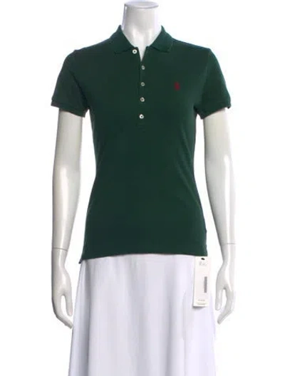 Pre-owned Polo Ralph Lauren Short Sleeve Polo In Green