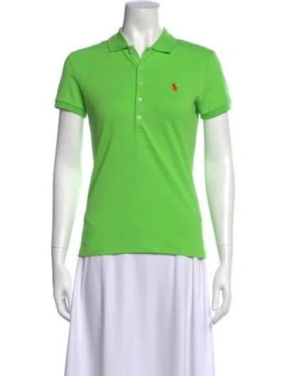 Pre-owned Polo Ralph Lauren Short Sleeve Polo In Green