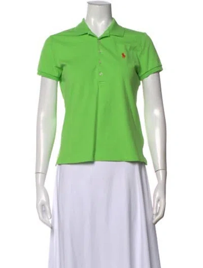 Pre-owned Polo Ralph Lauren Short Sleeve Polo In Green
