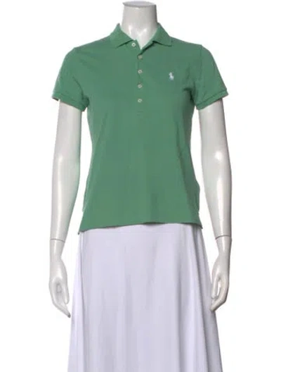 Pre-owned Polo Ralph Lauren Short Sleeve Polo In Green