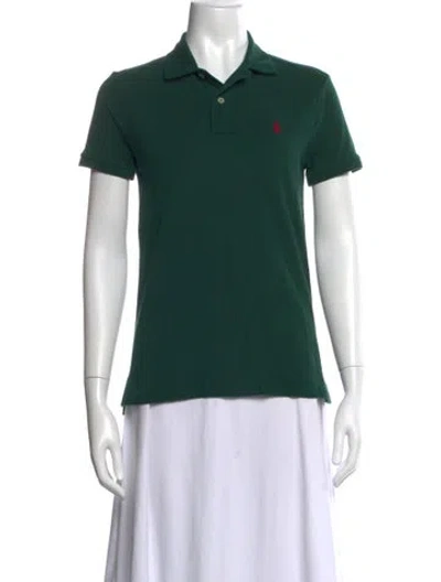 Pre-owned Polo Ralph Lauren Short Sleeve Polo In Green