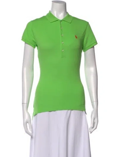 Pre-owned Polo Ralph Lauren Short Sleeve Polo In Green