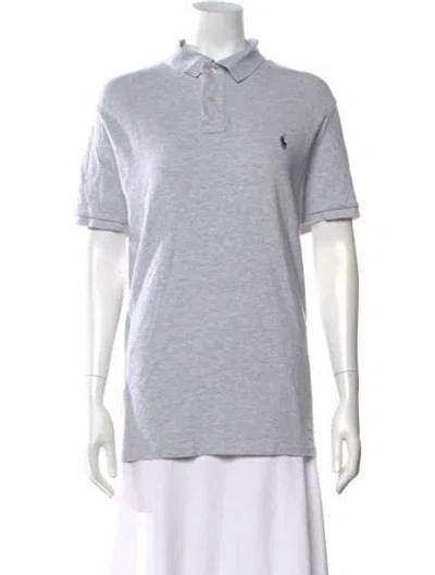 Pre-owned Polo Ralph Lauren Short Sleeve Polo In Grey