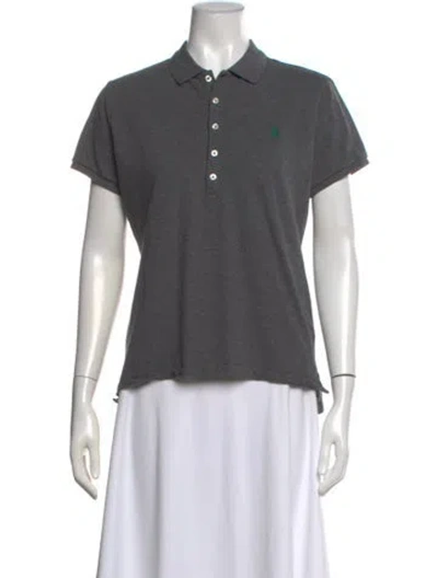 Pre-owned Polo Ralph Lauren Short Sleeve Polo In Grey