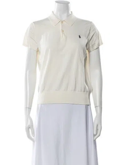 Pre-owned Polo Ralph Lauren Short Sleeve Polo In Neutral