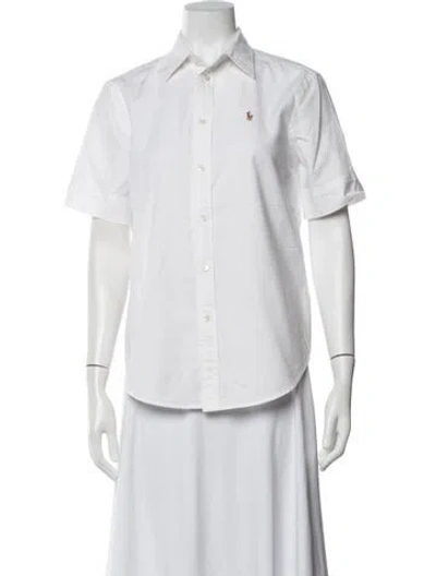 Pre-owned Polo Ralph Lauren Short Sleeve Polo In Neutrals