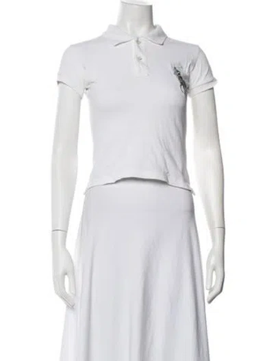 Pre-owned Polo Ralph Lauren Short Sleeve Polo In Neutrals