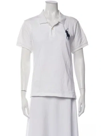 Pre-owned Polo Ralph Lauren Short Sleeve Polo In Neutrals
