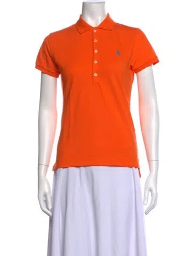 Pre-owned Polo Ralph Lauren Short Sleeve Polo In Orange