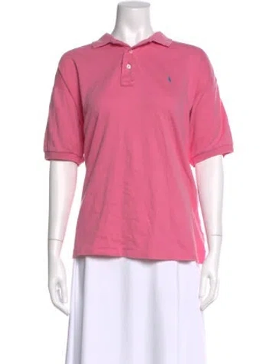 Pre-owned Polo Ralph Lauren Short Sleeve Polo In Pink