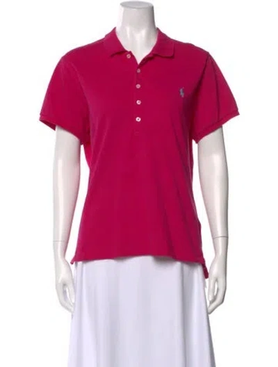 Pre-owned Polo Ralph Lauren Short Sleeve Polo In Pink