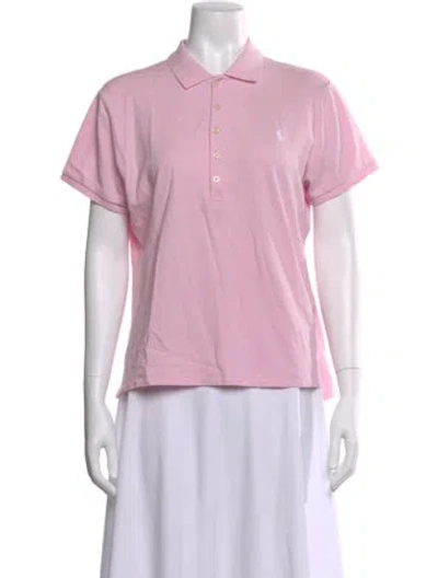 Pre-owned Polo Ralph Lauren Short Sleeve Polo In Pink