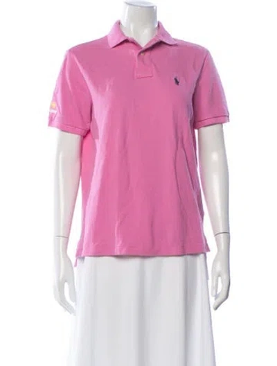 Pre-owned Polo Ralph Lauren Short Sleeve Polo In Pink