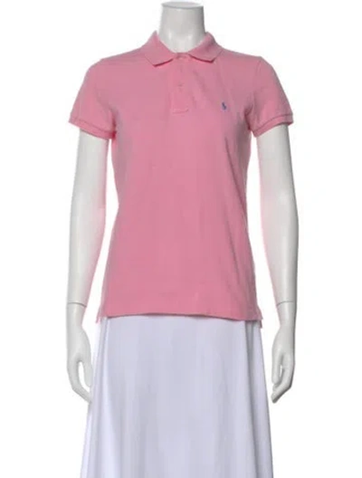 Pre-owned Polo Ralph Lauren Short Sleeve Polo In Pink