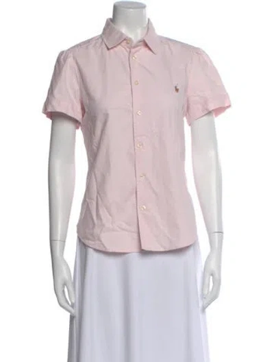 Pre-owned Polo Ralph Lauren Short Sleeve Polo In Pink