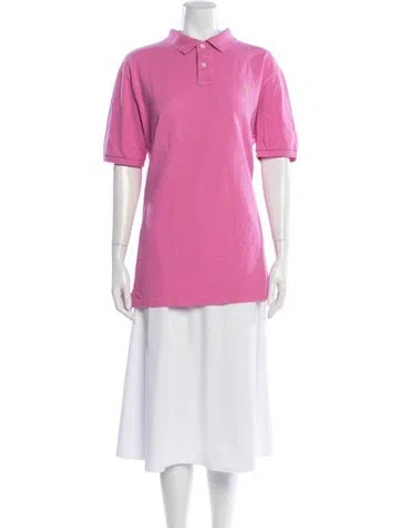 Pre-owned Polo Ralph Lauren Short Sleeve Polo In Pink