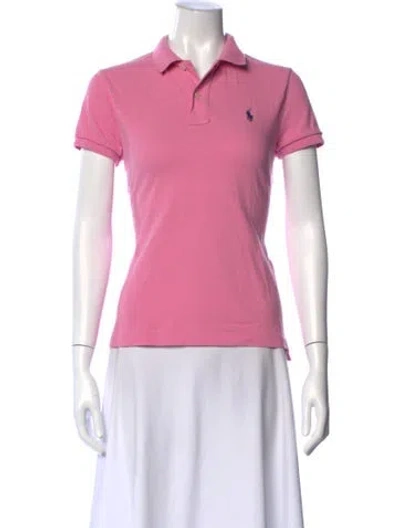 Pre-owned Polo Ralph Lauren Short Sleeve Polo In Pink
