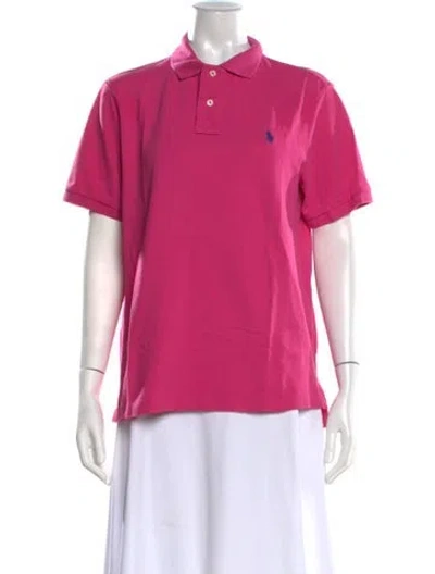 Pre-owned Polo Ralph Lauren Short Sleeve Polo In Pink