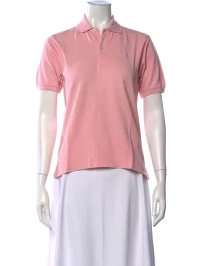 Pre-owned Polo Ralph Lauren Short Sleeve Polo In Pink