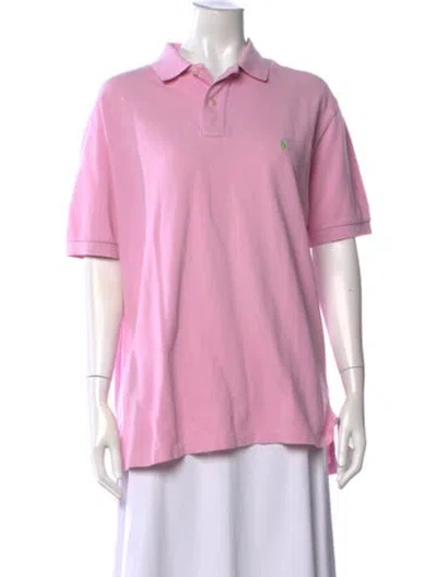 Pre-owned Polo Ralph Lauren Short Sleeve Polo In Pink