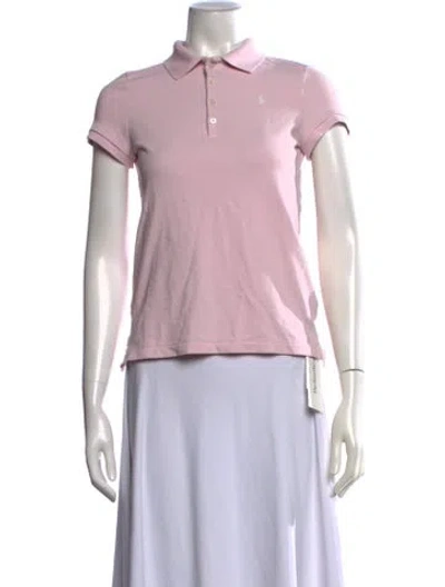 Pre-owned Polo Ralph Lauren Short Sleeve Polo In Pink