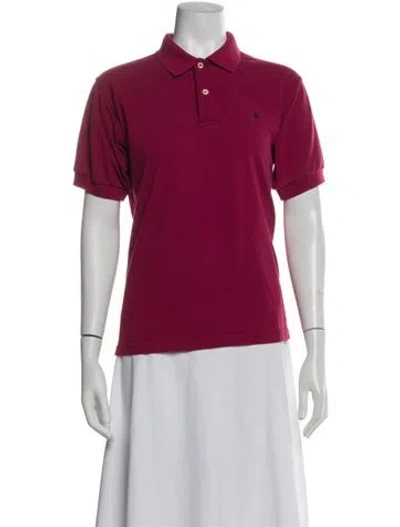 Pre-owned Polo Ralph Lauren Short Sleeve Polo In Red