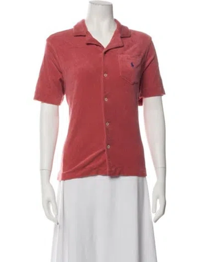 Pre-owned Polo Ralph Lauren Short Sleeve Polo In Red