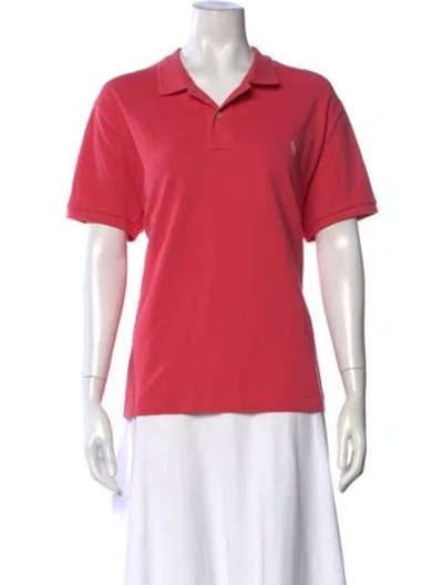 Pre-owned Polo Ralph Lauren Short Sleeve Polo In Red