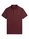 Polo Ralph Lauren Classic Fit Soft Cotton Polo Shirt In Burgundy