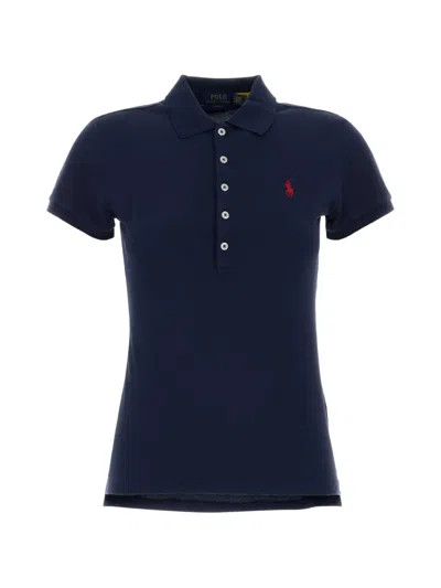 Polo Ralph Lauren Short Sleeve Polo Shirt In Blue