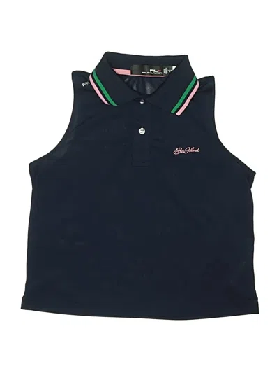 Pre-owned Polo Ralph Lauren Kids' Short Sleeve Polo Shirt In Blue