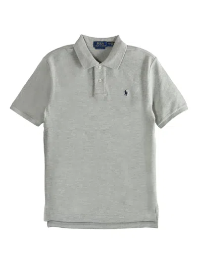 Polo Ralph Lauren Kids' Short-sleeve Polo Shirt In Gray