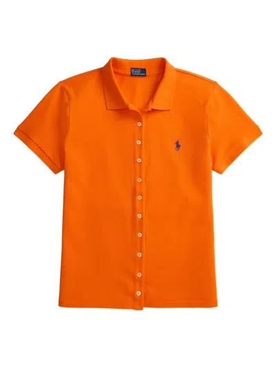 Polo Ralph Lauren Short-sleeve Polo Shirt In Orange