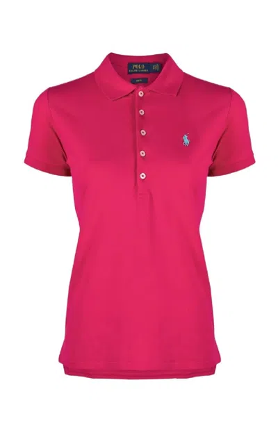 Polo Ralph Lauren Polo Shirt With Pony Logo In Pink