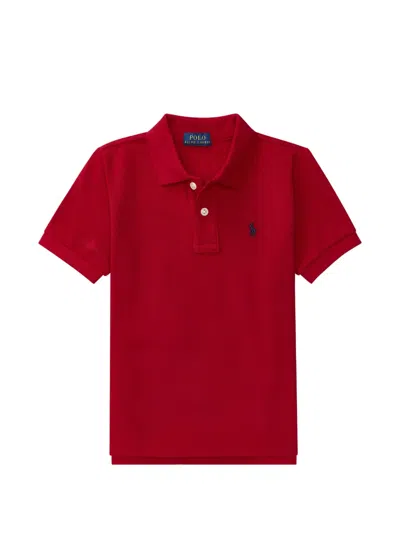 Polo Ralph Lauren Kids' Short-sleeve Polo Shirt In Burgundy