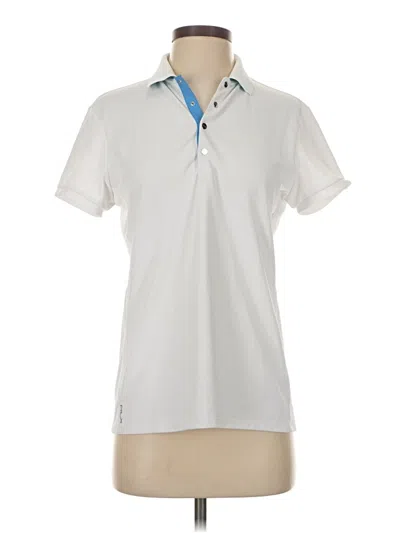 Pre-owned Polo Ralph Lauren Short Sleeve Polo Shirt In White