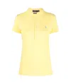Polo Ralph Lauren Ralph Lauren Julie Logo-embroidered Polo Shirt In Yellow