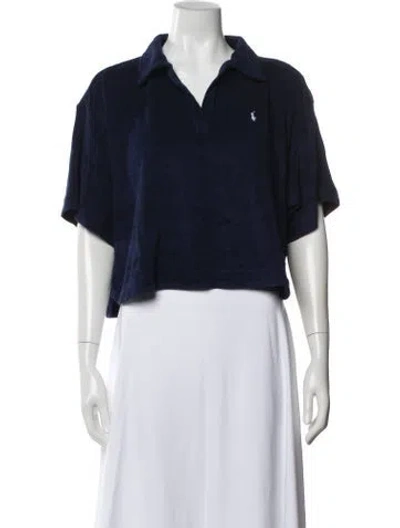 Pre-owned Polo Ralph Lauren Short Sleeve Polo W/ Tags In Blue