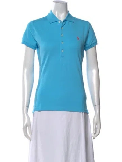 Pre-owned Polo Ralph Lauren Short Sleeve Polo W/ Tags In Blue